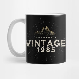 Authentic Vintage 1985 Birthday Design Mug